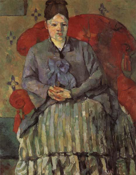 Paul Cezanne Madame Cezanne in a Red Armchair France oil painting art
